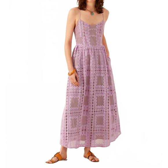 NEW ALIX OF BOHEMIA autumn picnic dress in lavender - Picture 1 of 5